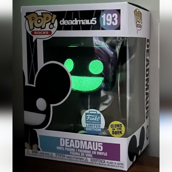 Funko Pop! Deadmau5 #193 Glows In Dark Web Exclusive Limited Edition - Picture 1 of 8